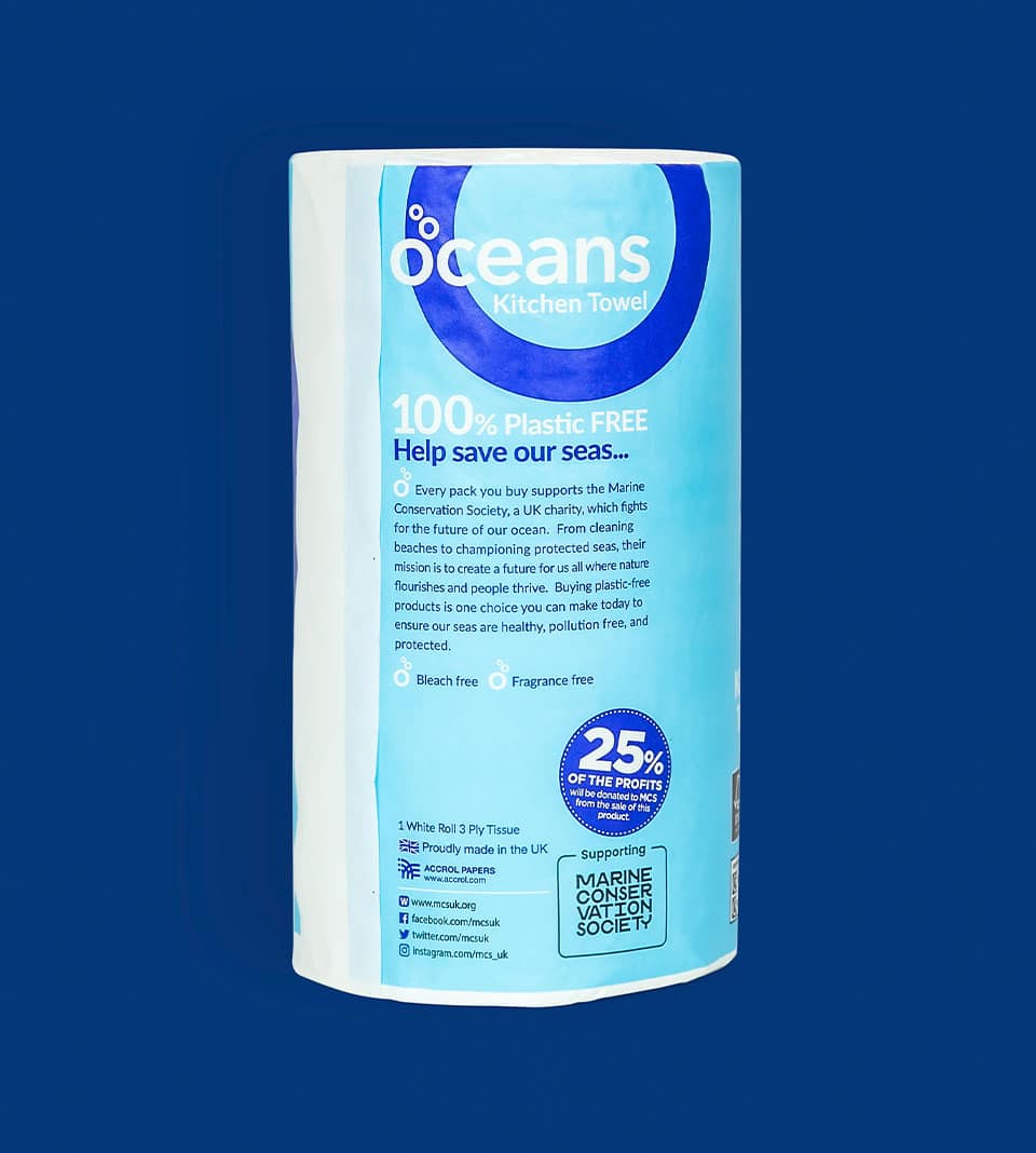 Oceans eco-friendly kitchen roll product photo