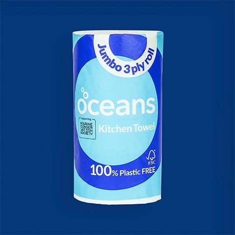 Oceans eco-friendly kitchen towel product image shop preview